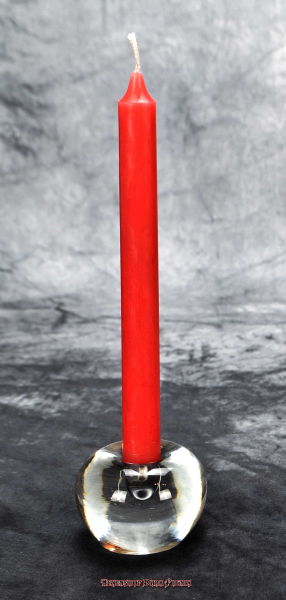 Hexenshop Dark Phönix Vintage Glas Stabkerzenhalter Kugel